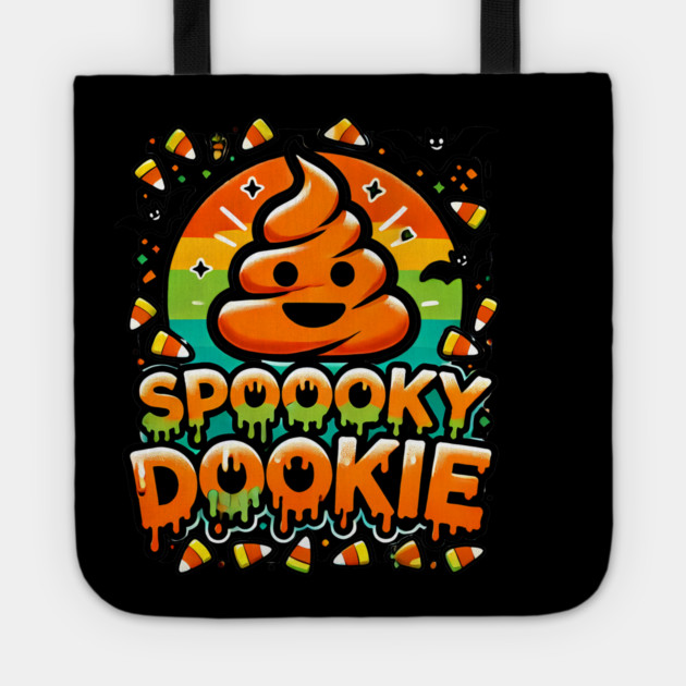 Funny Spooky Poo, Halloween Tote by logiamerch