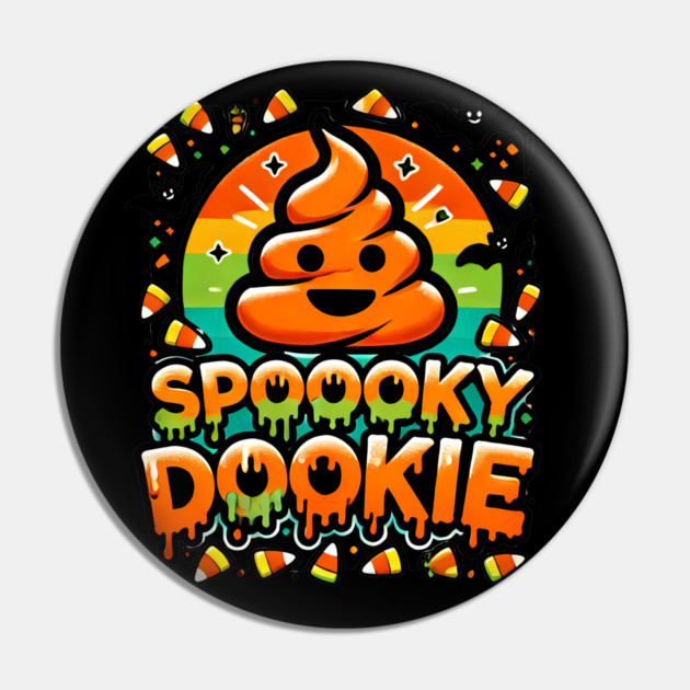 Funny Spooky Poo, Halloween Pin by logiamerch