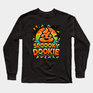 Funny Spooky Poo, Halloween Long Sleeve T-Shirt