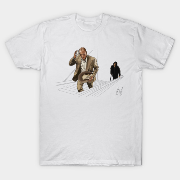 No Country for Walking Up Stairs T-Shirt by 51Deesigns