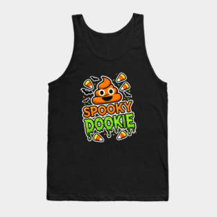 Funny Spooky Poo, Halloween Tank Top
