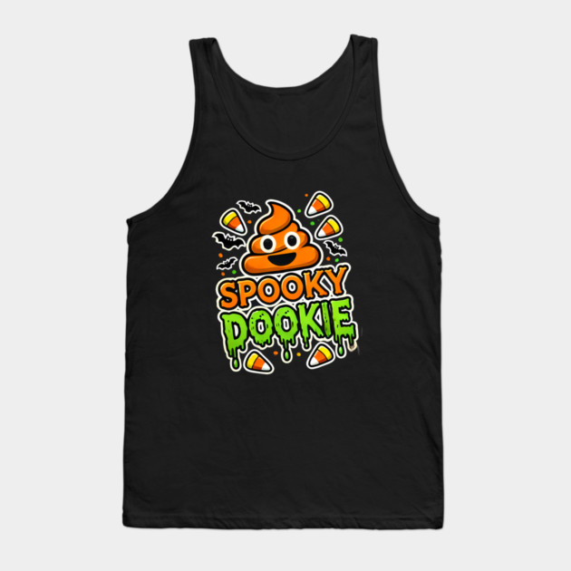 Funny Spooky Poo, Halloween Tank Top by logiamerch