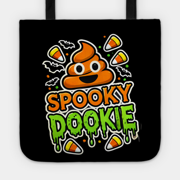 Funny Spooky Poo, Halloween Tote by logiamerch