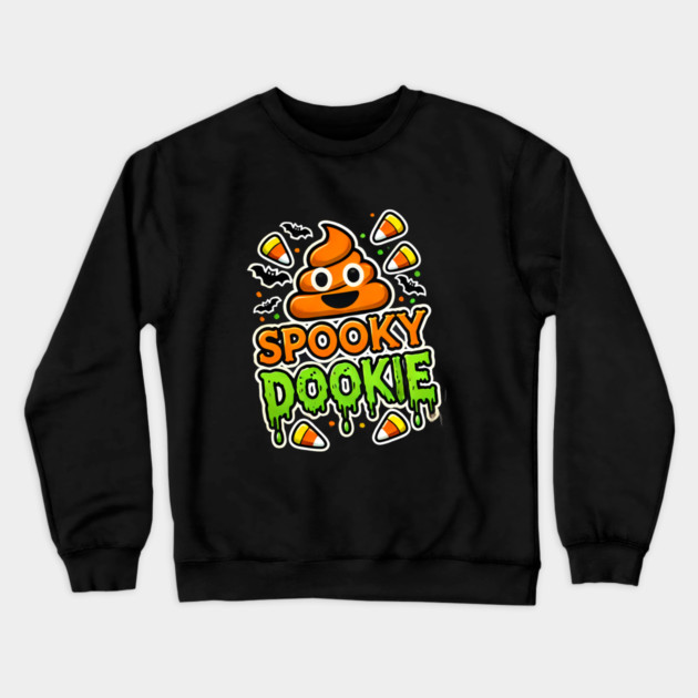Funny Spooky Poo, Halloween Crewneck Sweatshirt by logiamerch