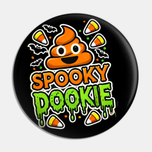 Funny Spooky Poo, Halloween Pin
