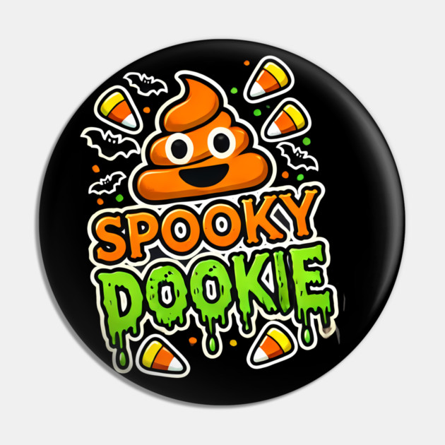 Funny Spooky Poo, Halloween Pin by logiamerch