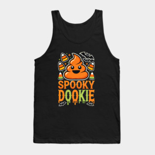 Funny Spooky Poo, Halloween Tank Top