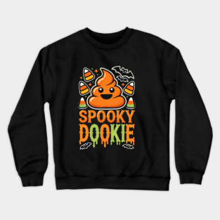 Funny Spooky Poo, Halloween Crewneck Sweatshirt