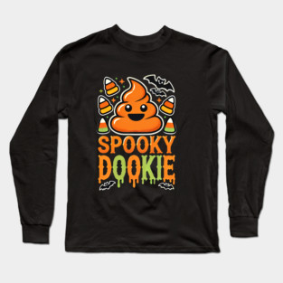 Funny Spooky Poo, Halloween Long Sleeve T-Shirt