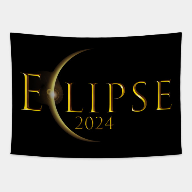 Eclipse 2024 Tapestry by Db Printed