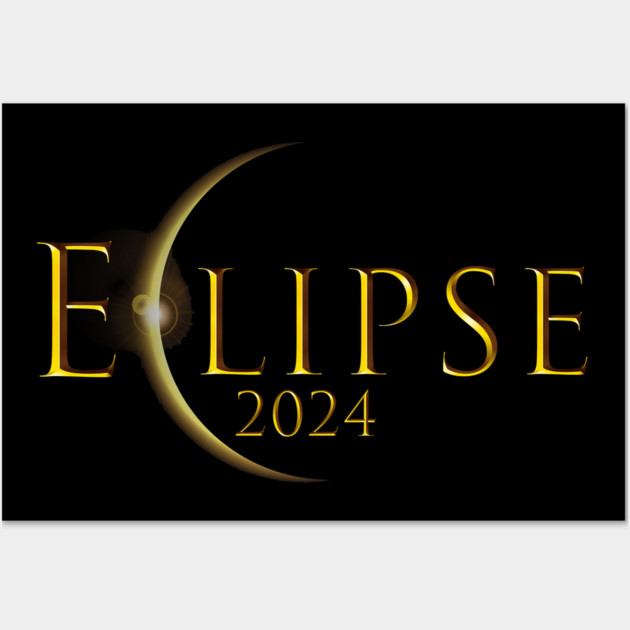 Eclipse 2024 Wall Art by Db Printed