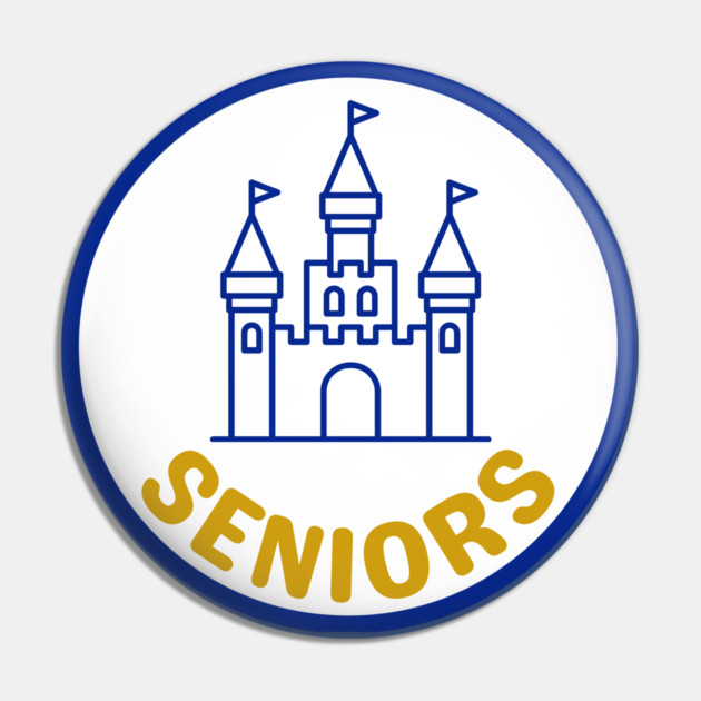 for Seniors Logo Royal Blue Default Pin by DisneyForSeniors