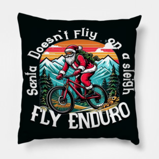 Funny Cycling mtb christmas gifts / christmas vacation quote Pillow