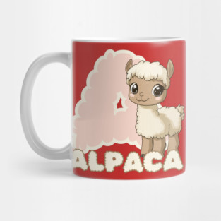 Wooly Alpaca - Alphabet Animals - For Girls Mug