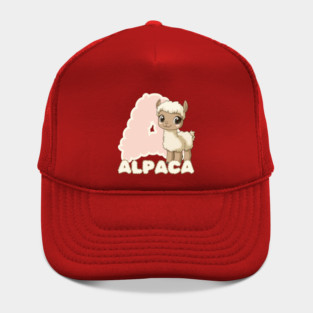 Wooly Alpaca - Alphabet Animals - For Girls Hat