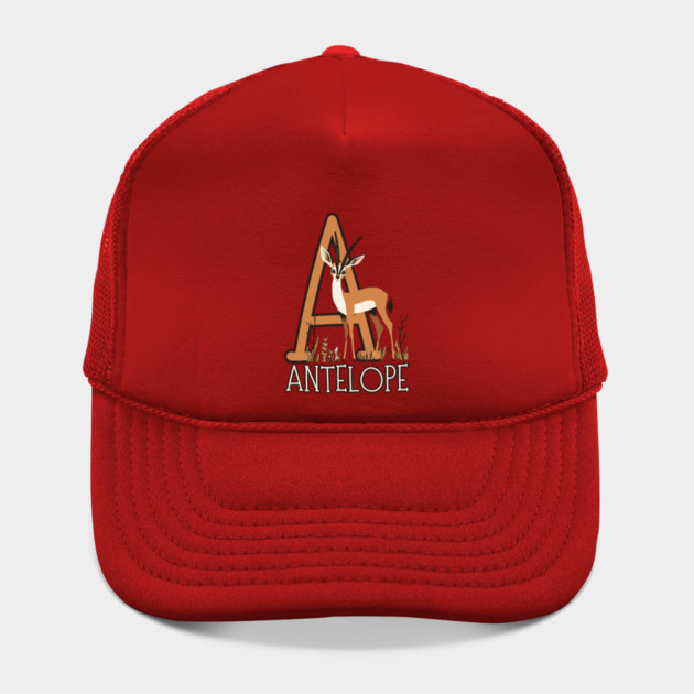 A for Antelope - Boho Style - Alphabet Animals by TuncGK