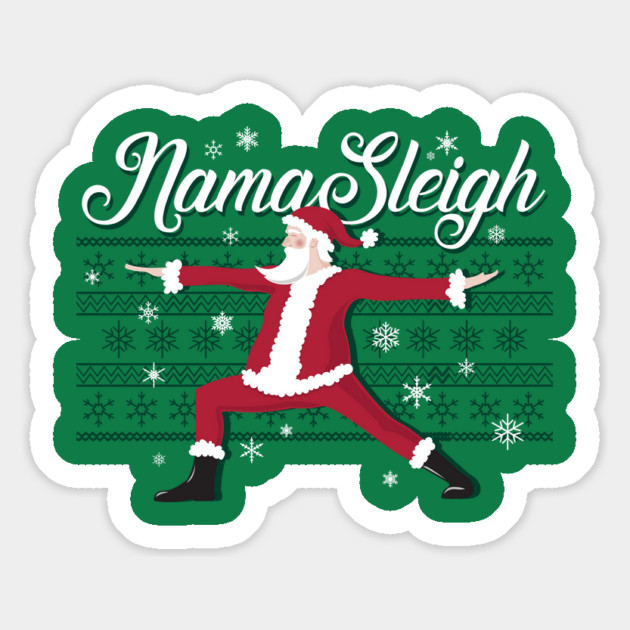 Christmas Yoga Shirt Magnet by stayfrostybro