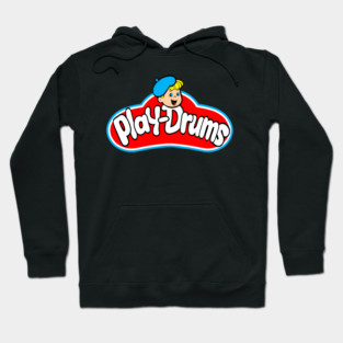 Play Drums Play Doh Style Desgin Hoodie