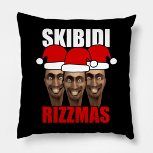 Skibidi Rizzmas Pillow