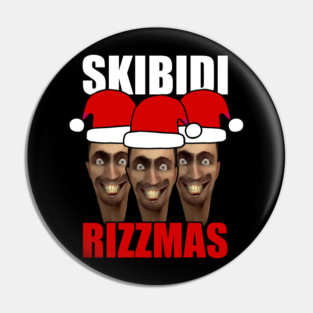 Skibidi Rizzmas Pin