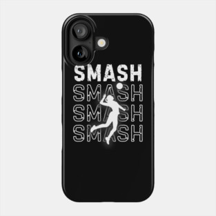 Volleyball Player Smash Distressed Phone Case