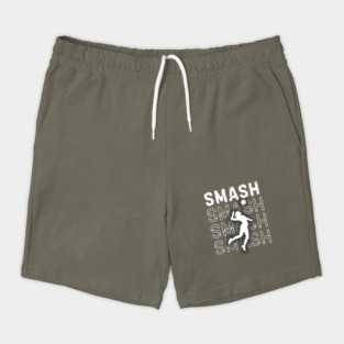 Volleyball Player Smash Distressed Shorts