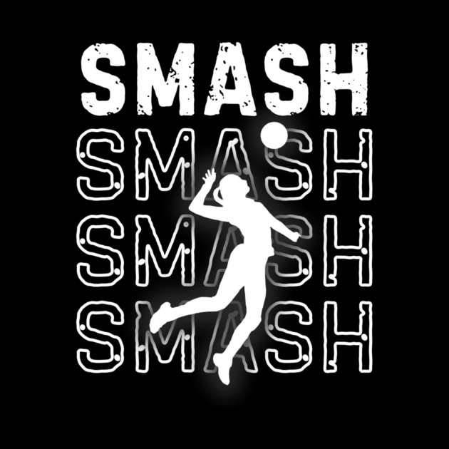 Volleyball Player Smash Distressed by The WYLD Tribe