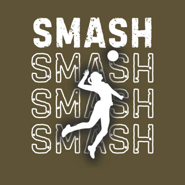 Volleyball Player Smash Distressed by The WYLD Tribe