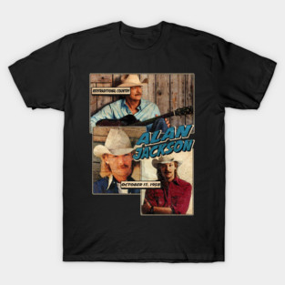 Alan Jackson / 80s Vintage Original Style / T-Shirt