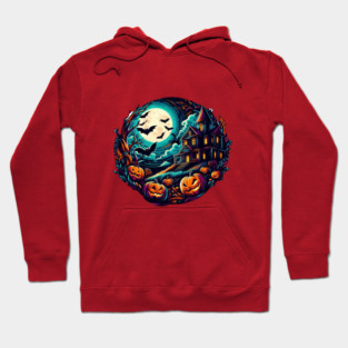 Haunted Night: Halloween Spookhouse Hoodie