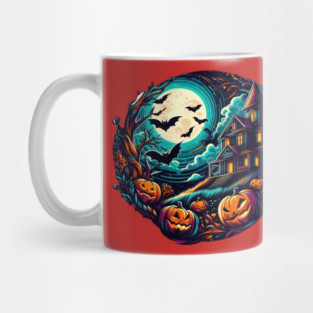 Haunted Night: Halloween Spookhouse Mug