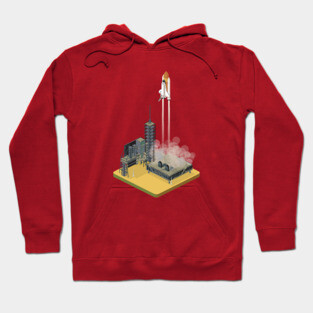 shuttle launch Hoodie