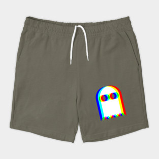 Ghost Trippy Halloween Rave EDM Music Party Shorts