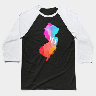 Colorful New Jersey Baseball T-Shirt