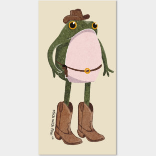 Cowboy Frog the Frogson Posters and Art