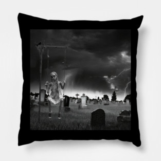 Swinging Halloween Pillow