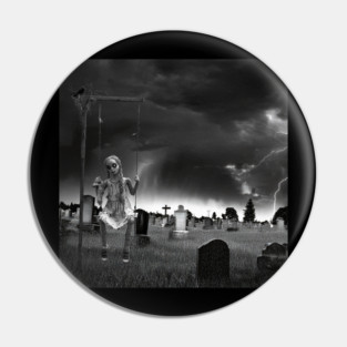 Swinging Halloween Pin