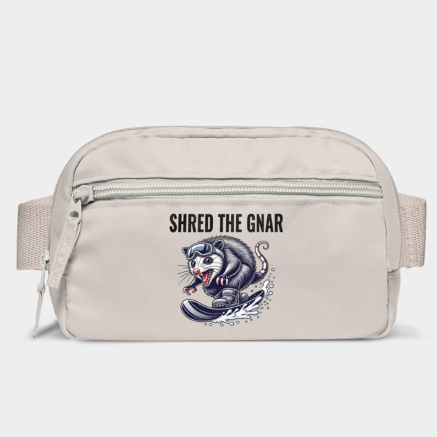 Shred the Gnar, feral snowboarding possum by Luxinda