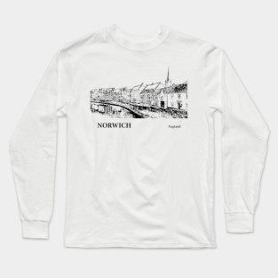 Norwich England Long Sleeve T-Shirt