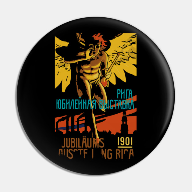 Vintage Theater Poster - Russian Musical - 1900's Retro Pin by TuncGK