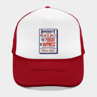 Vintage Theater Poster - Pursuit of Happiness - 1930's Retro Hat