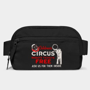 Vintage Circus Poster - Free Tickets for Children - Retro Graphic Design Bag