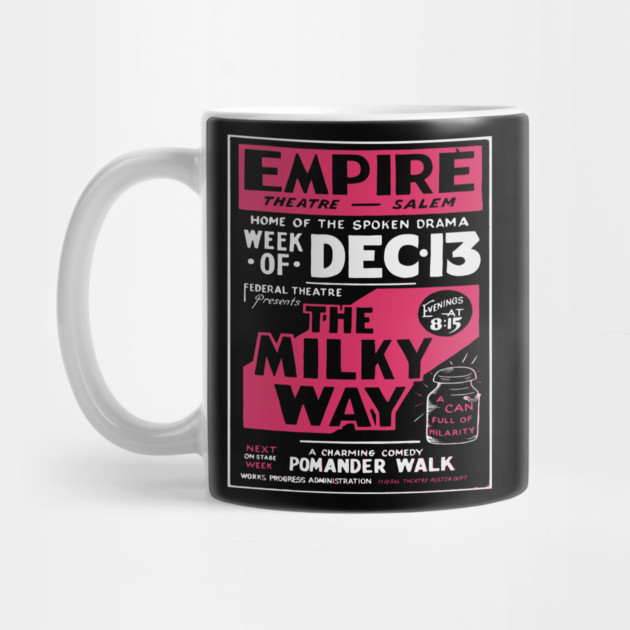 Vintage Theater Poster - The Milky Way - 1930's Retro by TuncGK