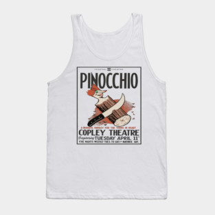Vintage Event Posters - Pinocchio by Carlo Collodi - 1930's Retro Tank Top