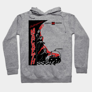 Vintage Theater Poster - Macbeth by Sheakespeare Hoodie