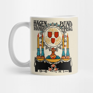 Vintage Posters - Hagenbund School of Art & Artists - Manes Prag Mug