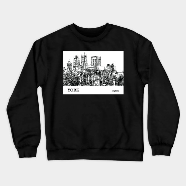 York England Crewneck Sweatshirt by Lakeric