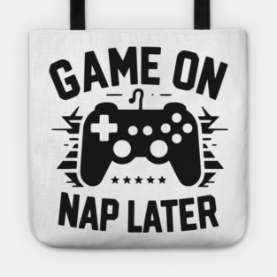 Game On Nap Later Tote