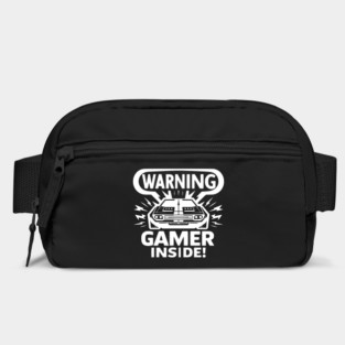 Warning Gamer Inside Bag