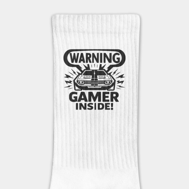 Warning Gamer Inside by Frank Ring